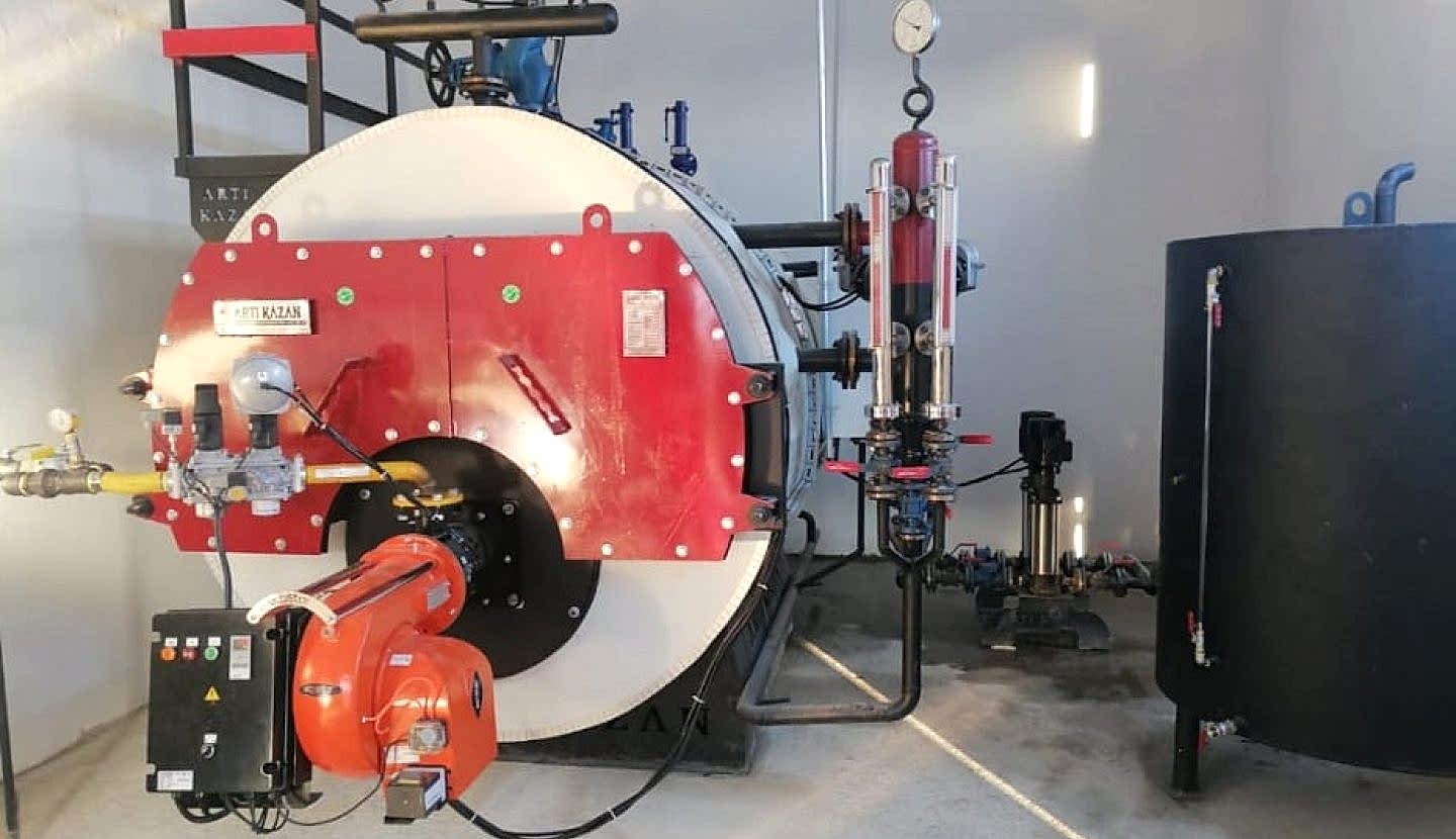 Gaz Yakıtlı Buhar Kazanı Projesi/ Konya