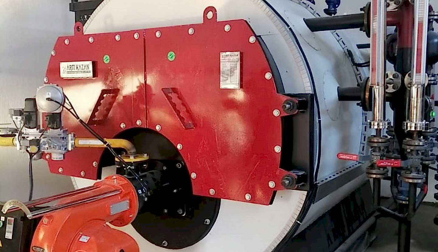 Gaz Yakıtlı Buhar Kazanı Projesi/ Konya