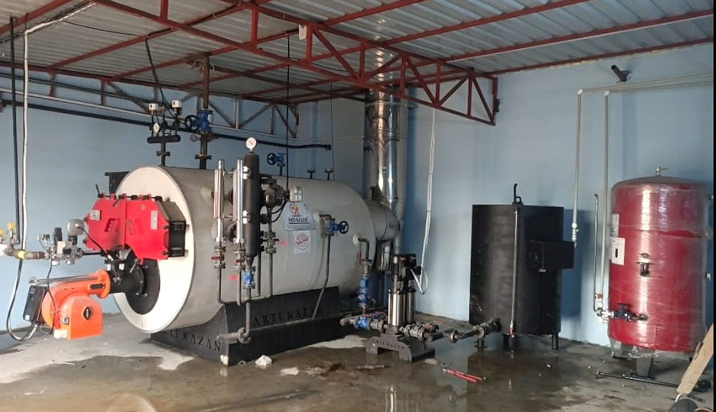 Gaz Yakıtlı Buhar Kazanı Projesi/ Mardin